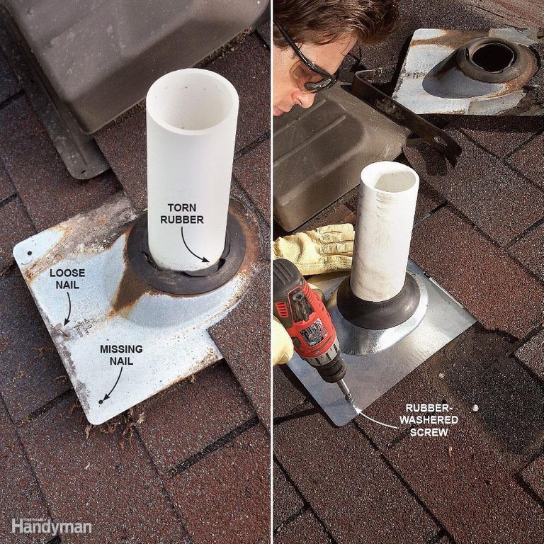 A person is using a hammer to drill holes in the ground.